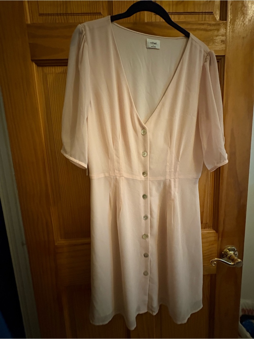 Wilfred Women's Soft Pink Slip Dress